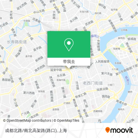成都北路/南北高架路(路口)地图