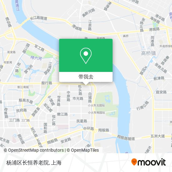 杨浦区长恒养老院地图