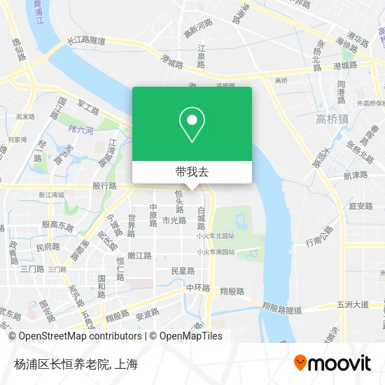 杨浦区长恒养老院地图
