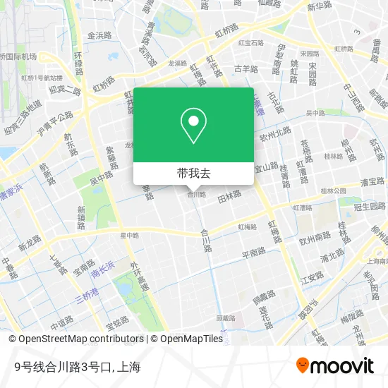 9号线合川路3号口地图