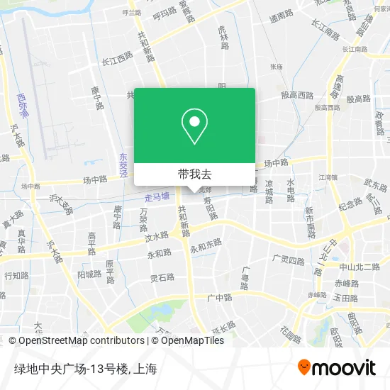 绿地中央广场-13号楼地图