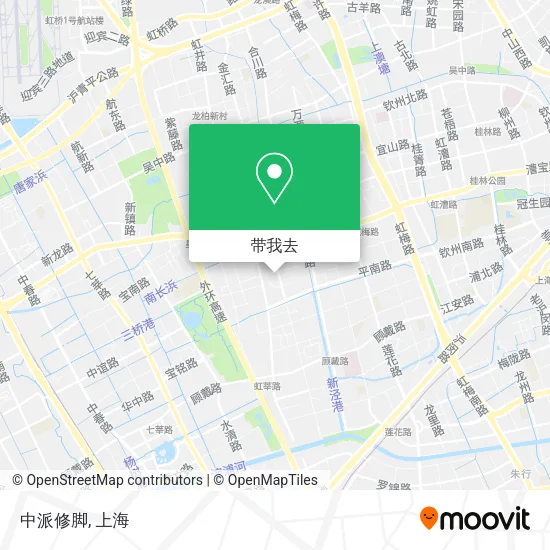 中派修脚地图