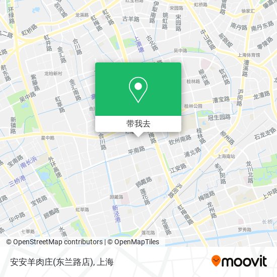 安安羊肉庄(东兰路店)地图