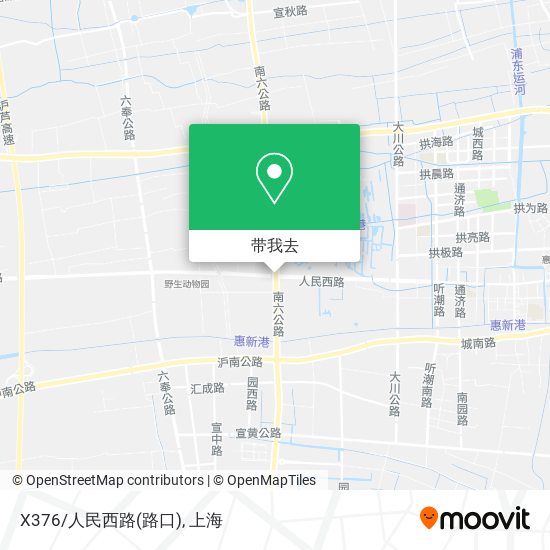 X376/人民西路(路口)地图
