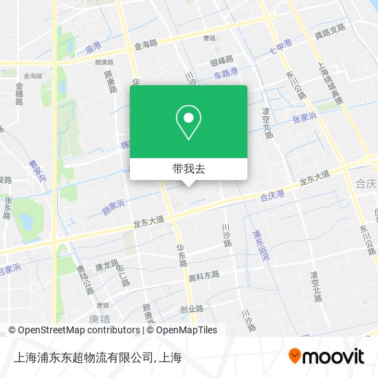 上海浦东东超物流有限公司地图