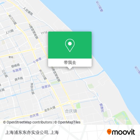 上海浦东东亦实业公司地图