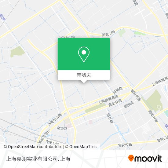 上海嘉朗实业有限公司地图