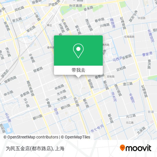 为民五金店(都市路店)地图