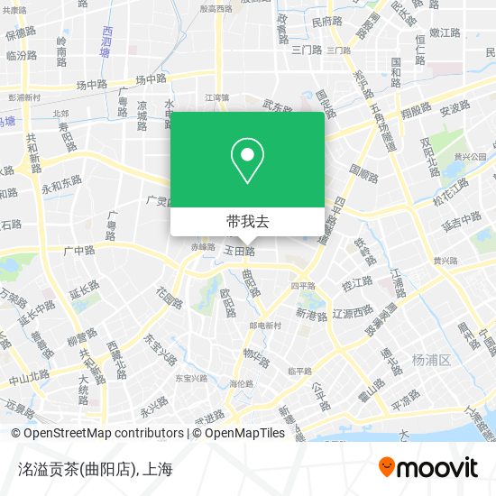洺溢贡茶(曲阳店)地图