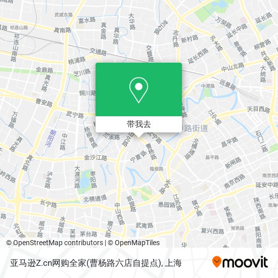 亚马逊Z.cn网购全家(曹杨路六店自提点)地图