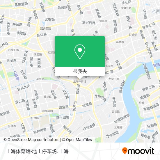 上海体育馆-地上停车场地图