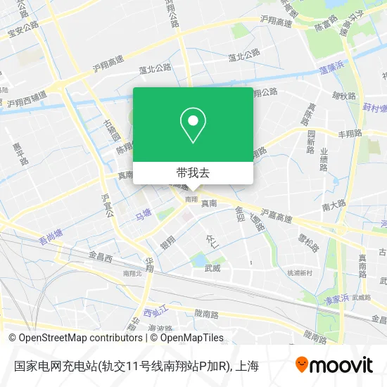 国家电网充电站(轨交11号线南翔站P加R)地图
