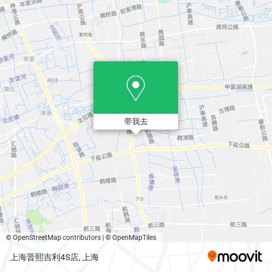 上海晋熙吉利4S店地图