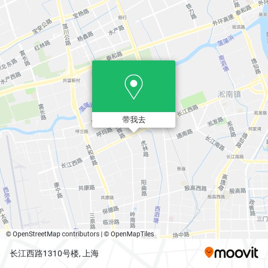 长江西路1310号楼地图