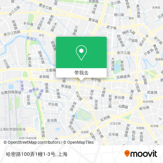 哈密路100弄1幢1-3号地图
