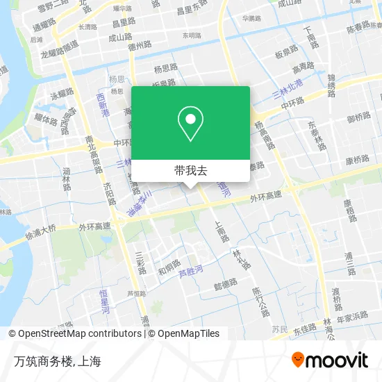 万筑商务楼地图