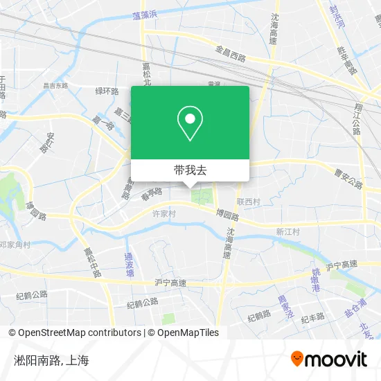 淞阳南路地图