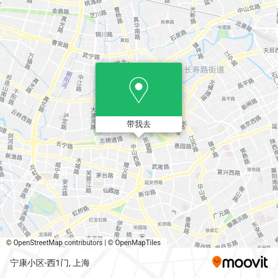 宁康小区-西1门地图