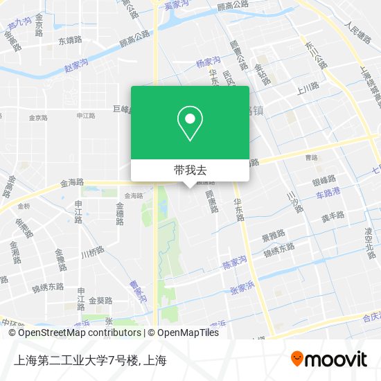 上海第二工业大学7号楼地图