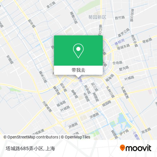 塔城路685弄小区地图