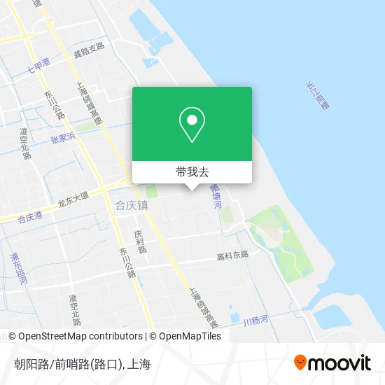 朝阳路/前哨路(路口)地图