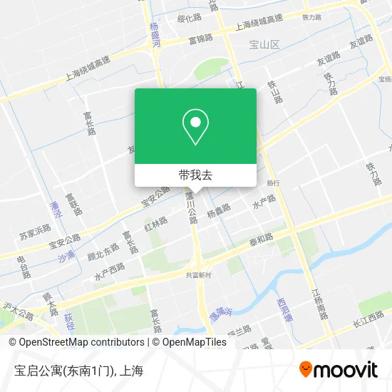 宝启公寓(东南1门)地图