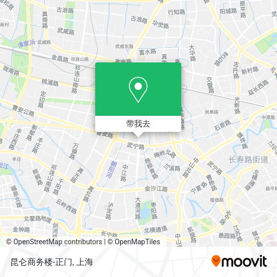 昆仑商务楼-正门地图