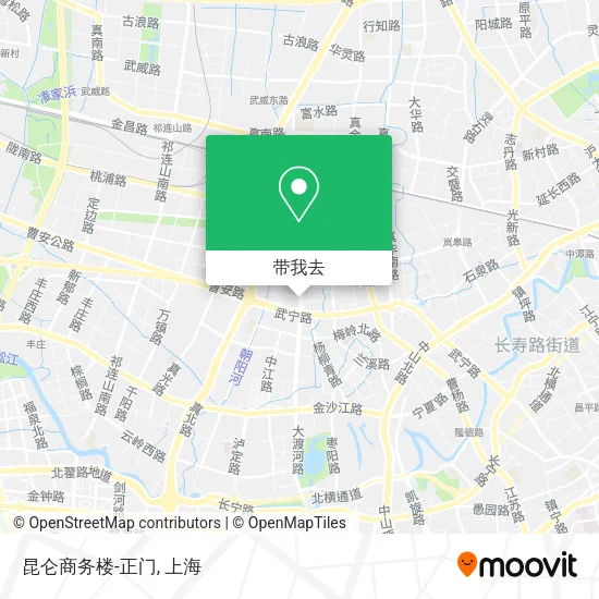 昆仑商务楼-正门地图
