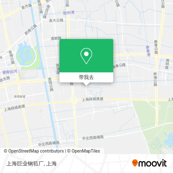 上海巨业钢筘厂地图