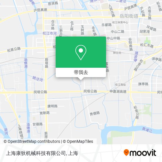 上海康狄机械科技有限公司地图