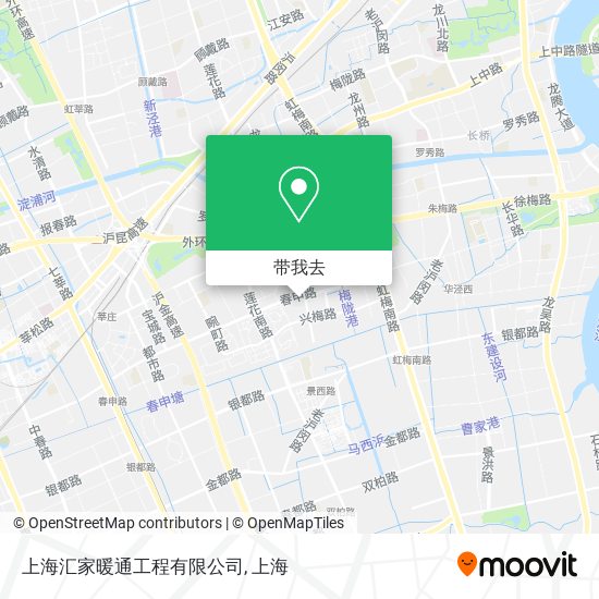 上海汇家暖通工程有限公司地图