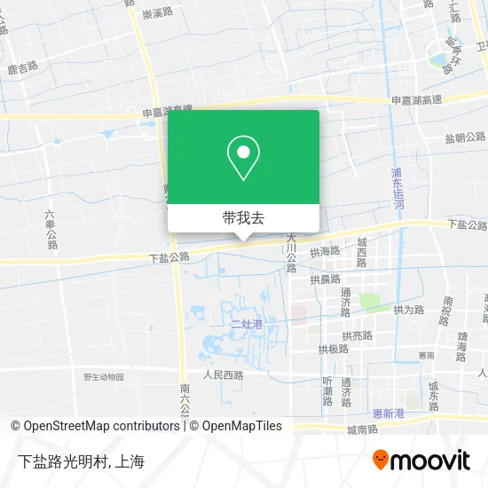 下盐路光明村地图