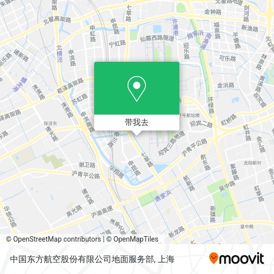 中国东方航空股份有限公司地面服务部地图