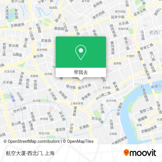 航空大厦-西北门地图