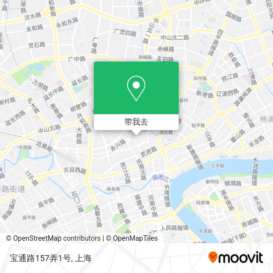 宝通路157弄1号地图