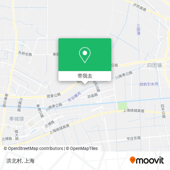洪北村地图