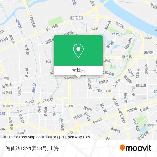 逸仙路1321弄53号地图