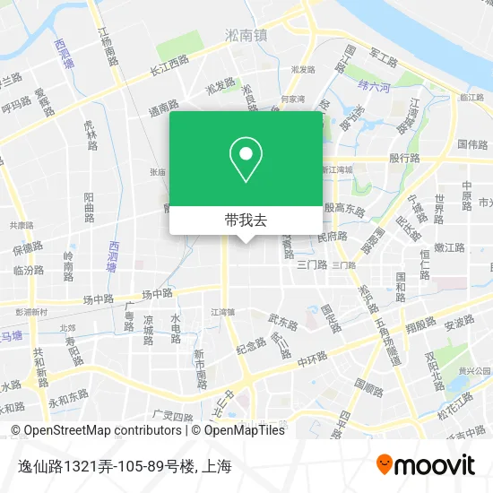 逸仙路1321弄-105-89号楼地图