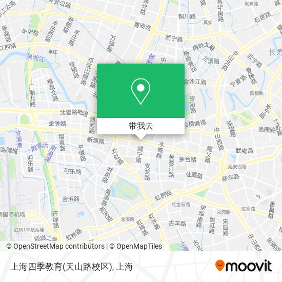 上海四季教育(天山路校区)地图