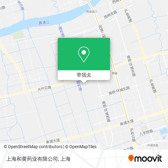 上海和黄药业有限公司地图