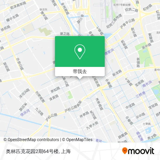 奥林匹克花园2期64号楼地图