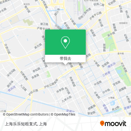 上海乐乐短租复式地图