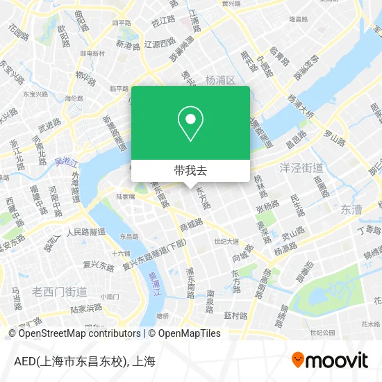 AED(上海市东昌东校)地图