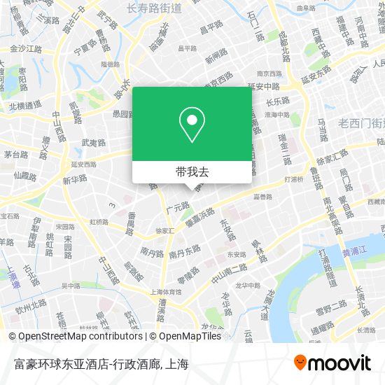 富豪环球东亚酒店-行政酒廊地图