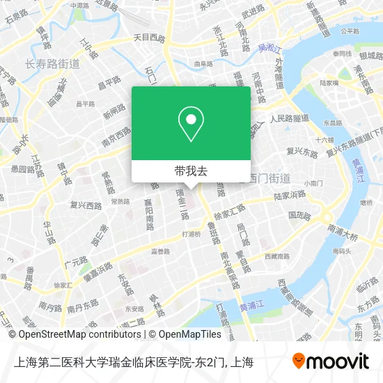 上海第二医科大学瑞金临床医学院-东2门地图