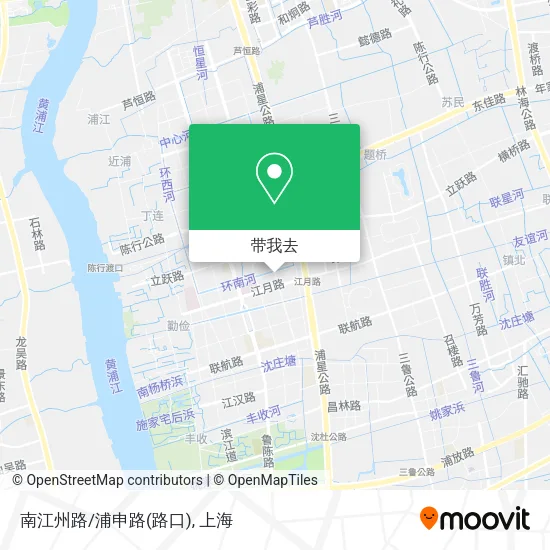 南江州路/浦申路(路口)地图