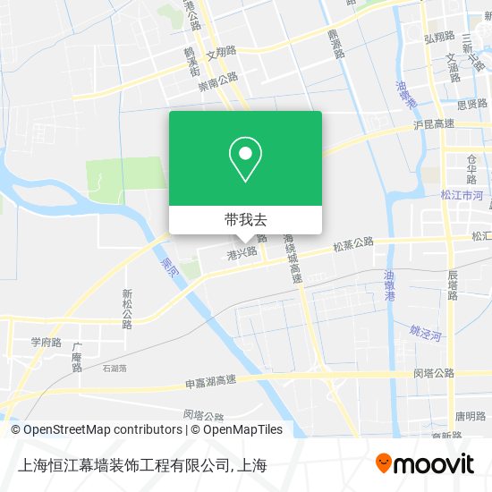 上海恒江幕墙装饰工程有限公司地图