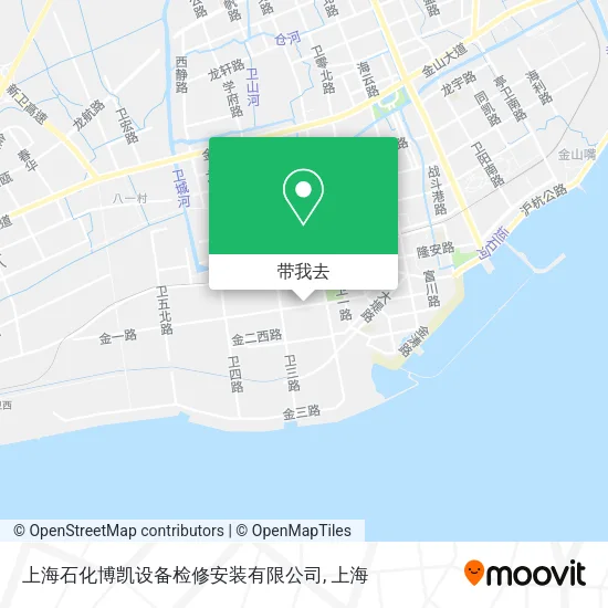 上海石化博凯设备检修安装有限公司地图