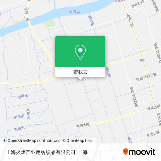 上海火炬产业用纺织品有限公司地图