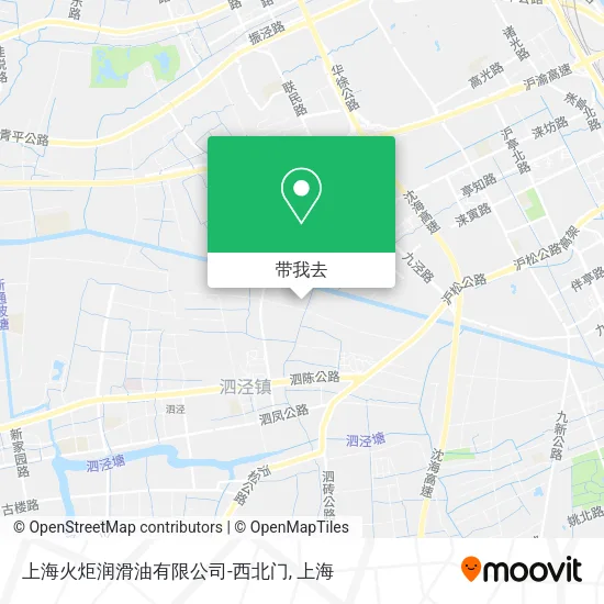 上海火炬润滑油有限公司-西北门地图